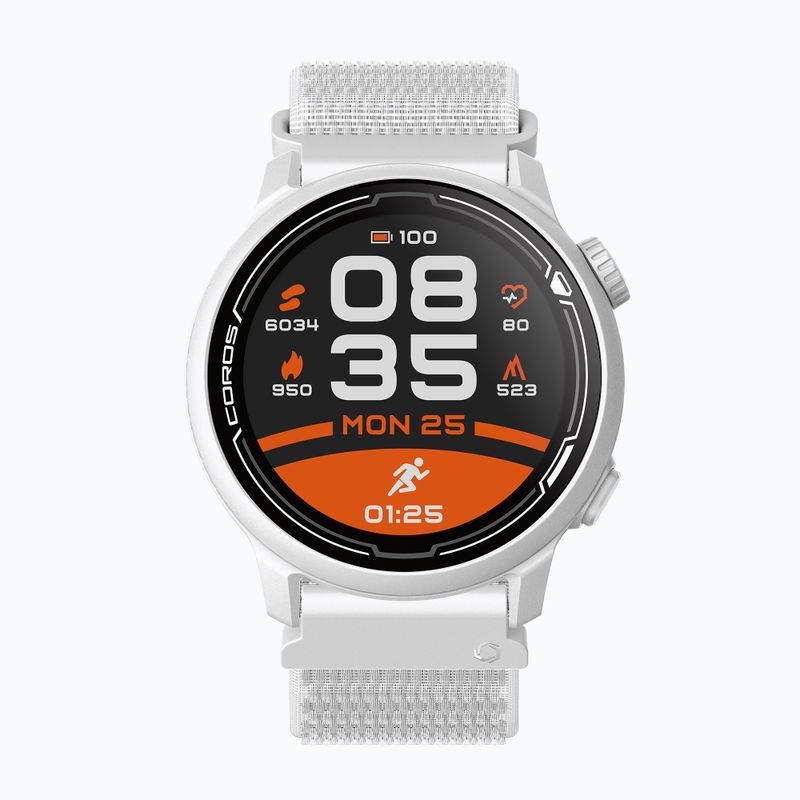 COROS PACE 2 Premium GPS Nylon Band white WPACE2.N watch 2