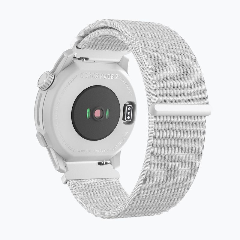COROS PACE 2 Premium GPS Nylon Band white WPACE2.N watch 4