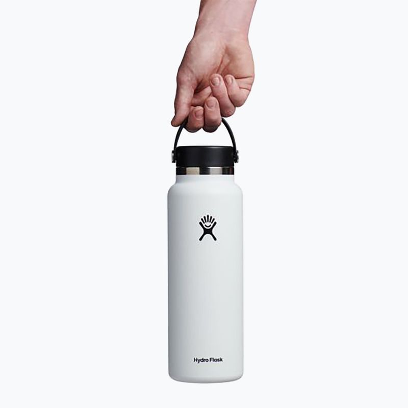 Hydro Flask Wide Flex Cap thermal bottle 1180 ml white 3