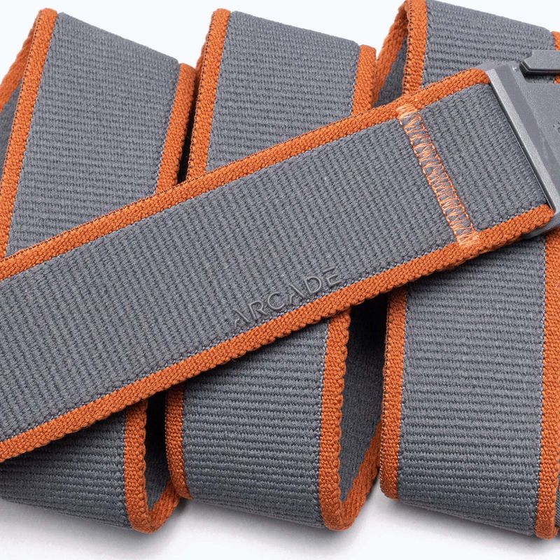 Trouser belt Arcade Carto charcoal/saddle 4