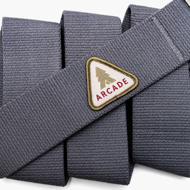 Arcade Treeple charcoal trouser belt 4