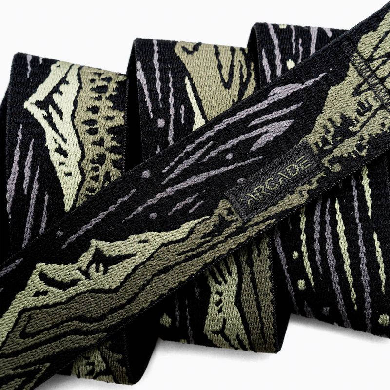 Arcade trouser belt Out of Range Long ivy green 4