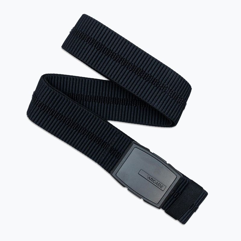 Arcade trouser belt Stamped black