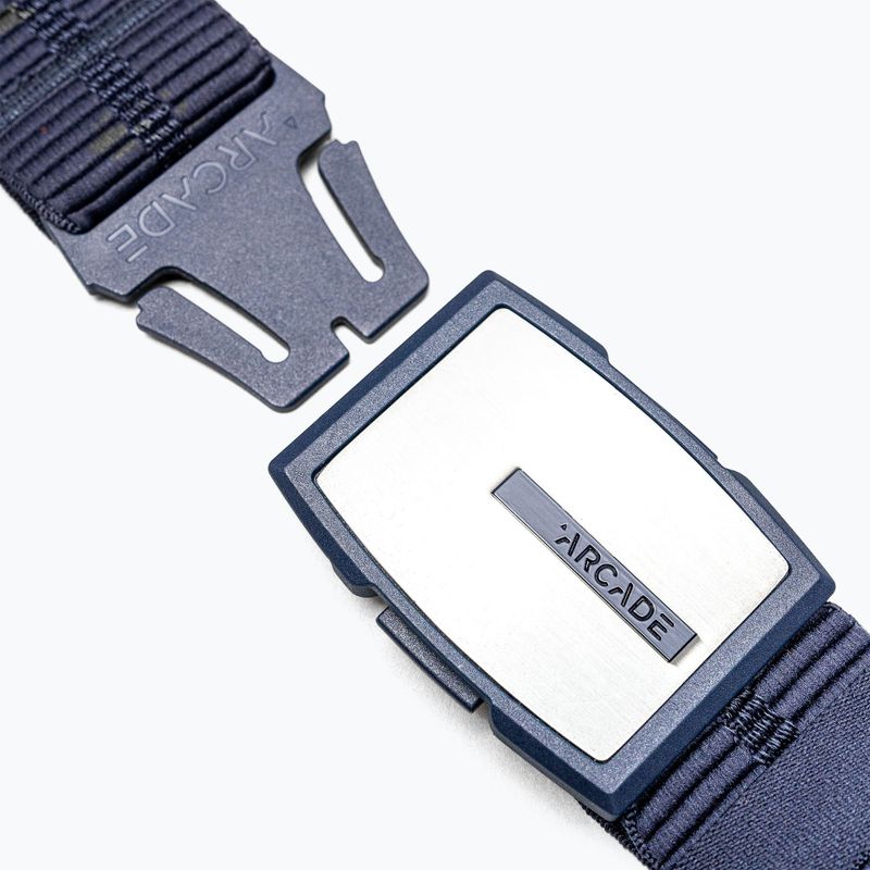 Arcade trouser belt Stamped navy 2