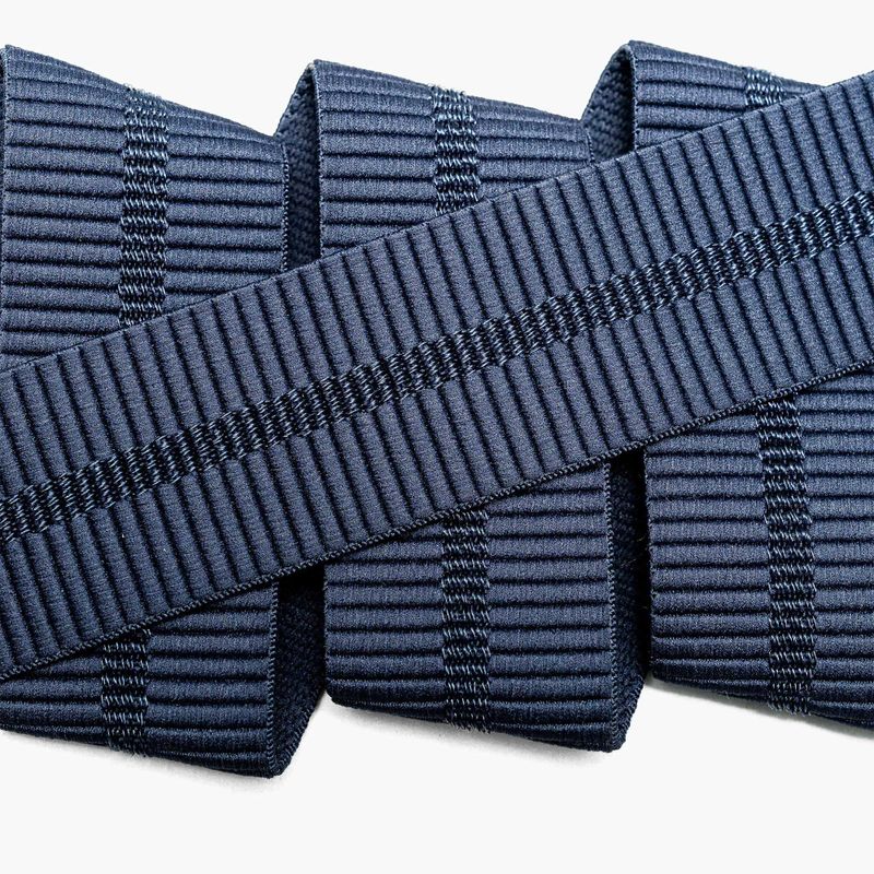 Arcade trouser belt Stamped navy 4
