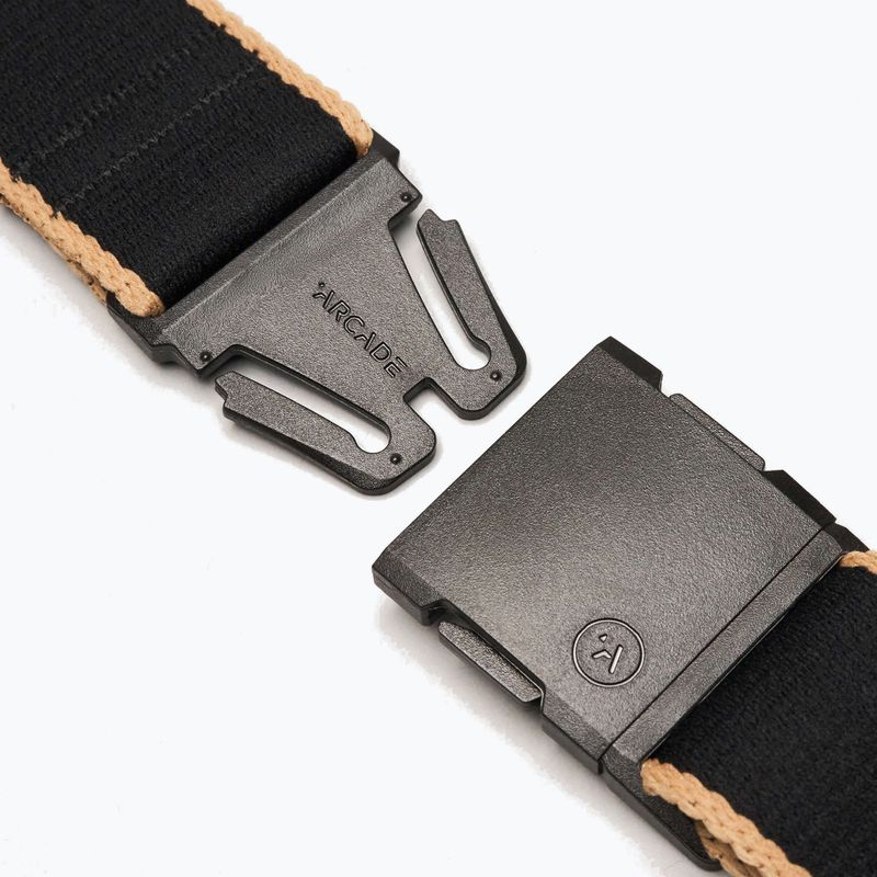 Trouser belt Arcade Blackwood black/sand 3