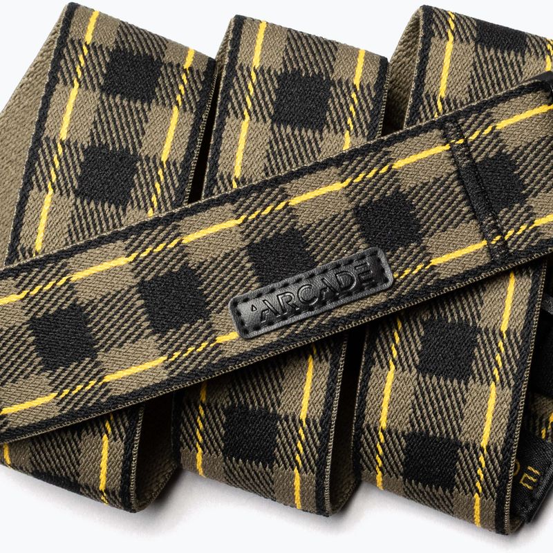 Trouser belt Arcade POW x Joseph Toney crocodile/mustard 4