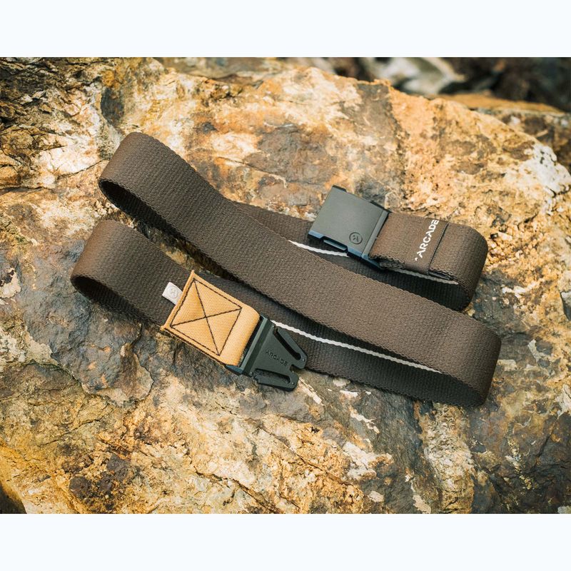 Arcade Ridge medbrown/oat trouser belt 8