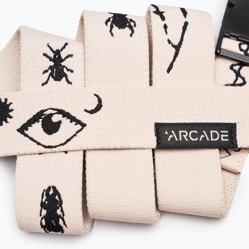 Arcade Charmer Slim oat trouser belt 4