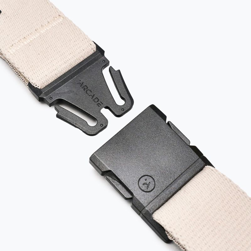 Arcade Charmer Slim oat trouser belt 5