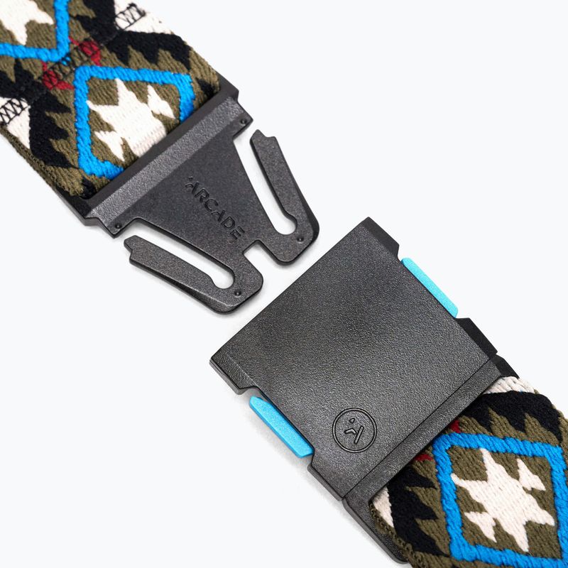 Arcade trouser belt Twilight oat/turquoise 2