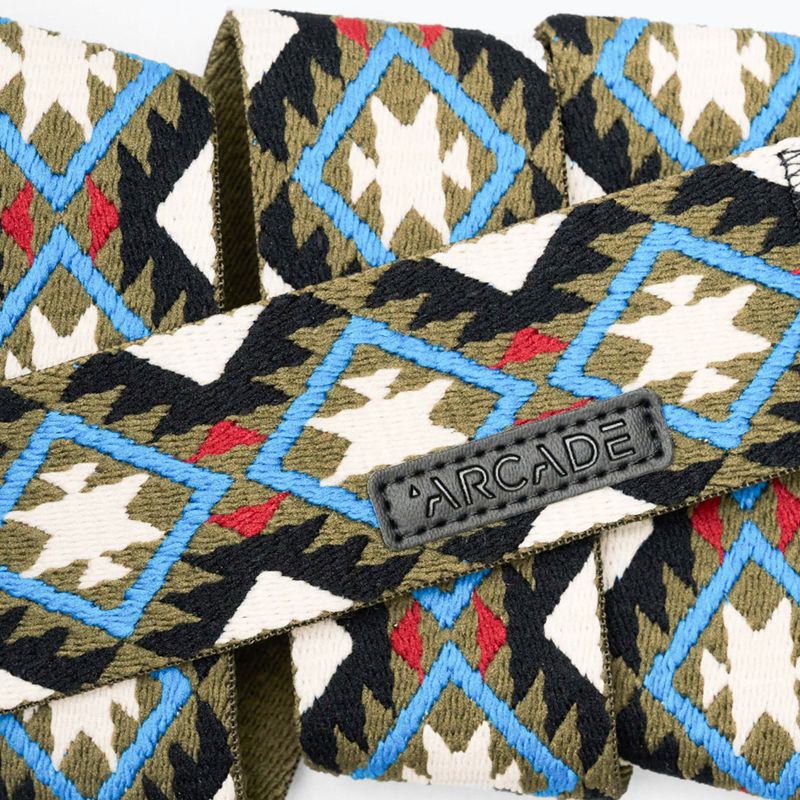 Arcade trouser belt Twilight oat/turquoise 4