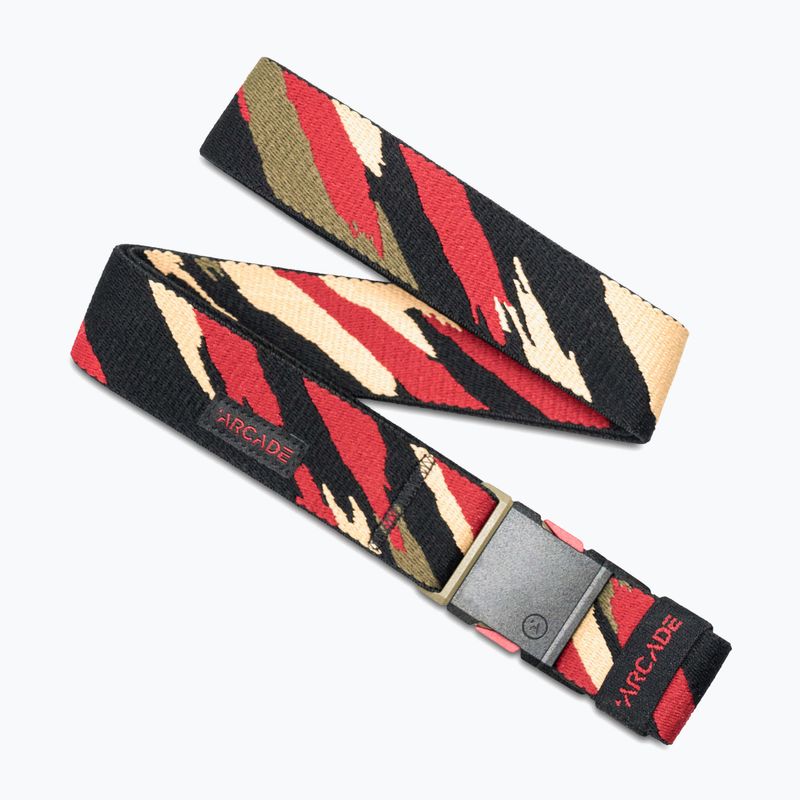 Arcade Brushstroke Slim black/ burnt trouser belt