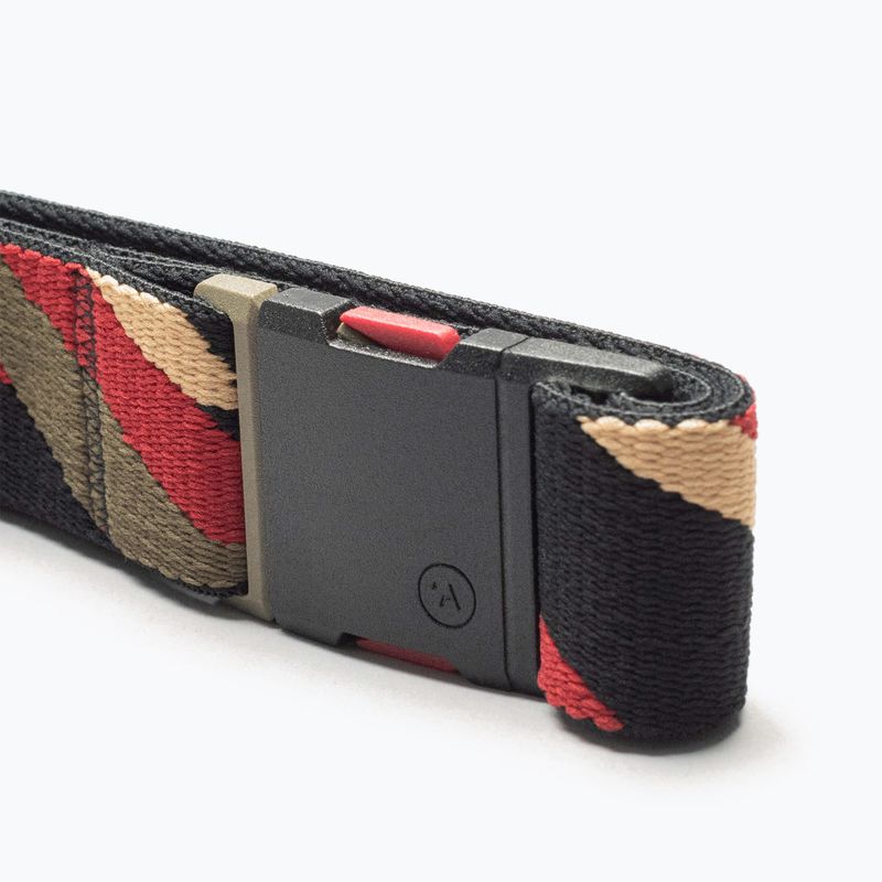 Arcade Brushstroke Slim black/ burnt trouser belt 3