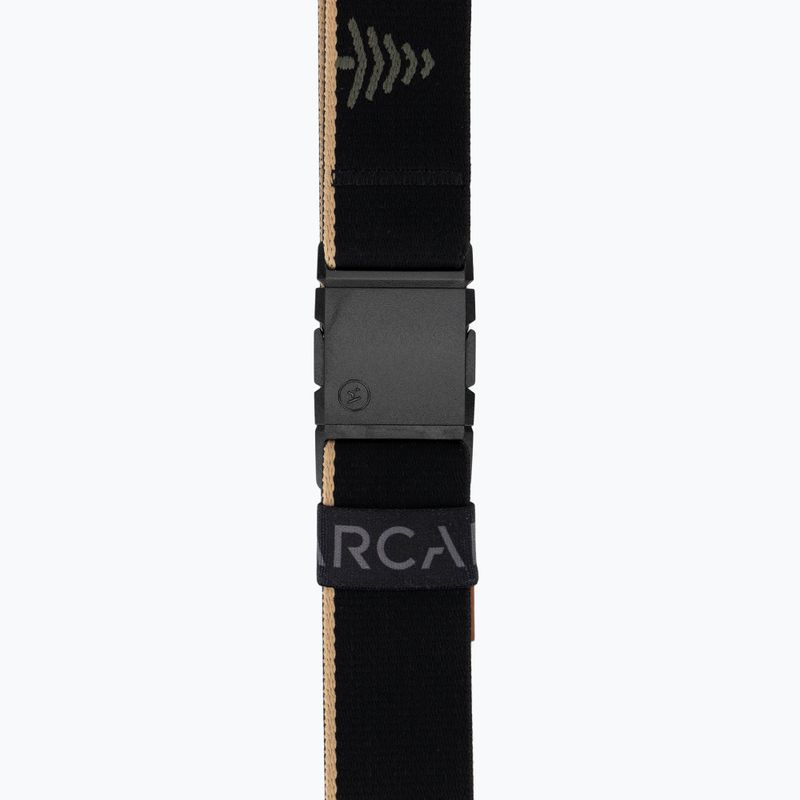 Trouser belt Arcade Blackwood Long black/sand 2
