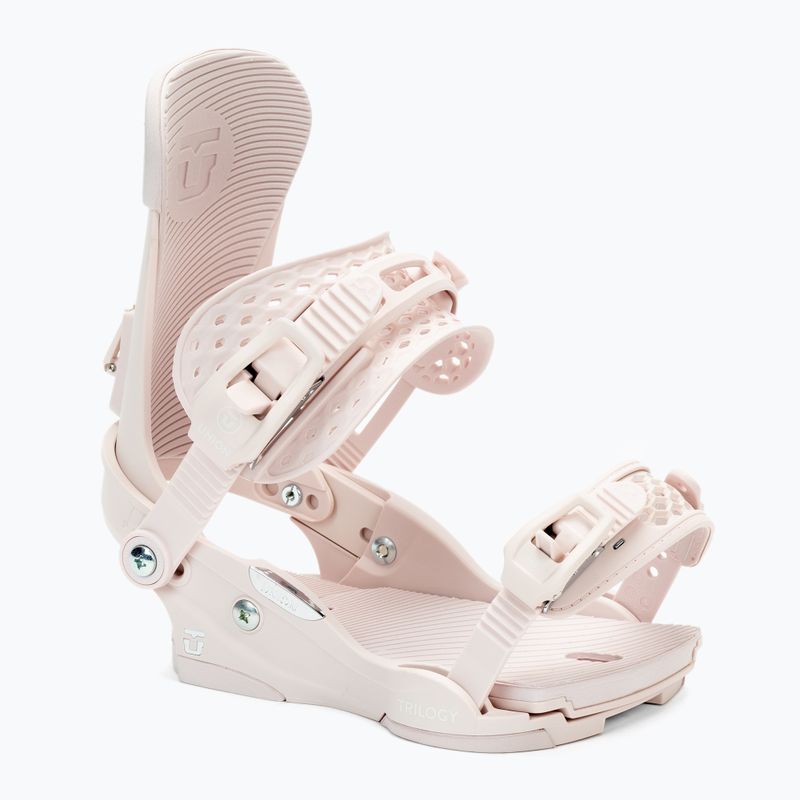 Women's snowboard bindings Union Trilogy (Team HB) pink 211044