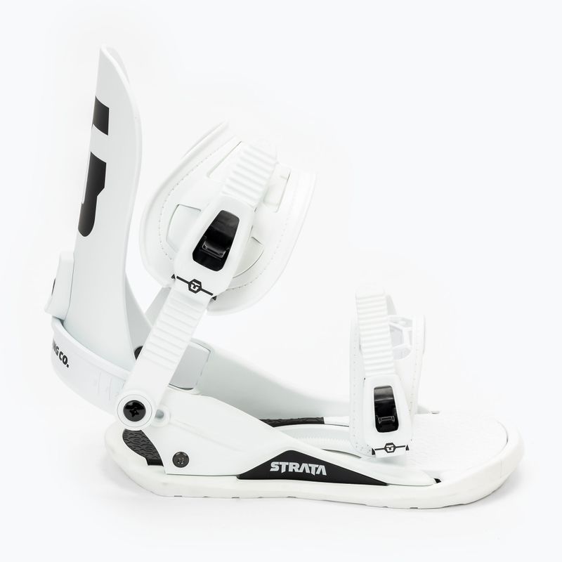 Men's Union Strata snowboard bindings (Team HB) white 212022 2