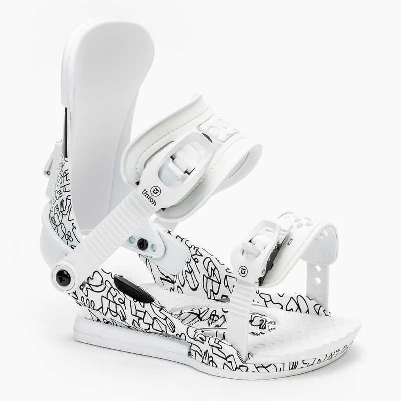 Women's snowboard bindings Union Milan white 212062