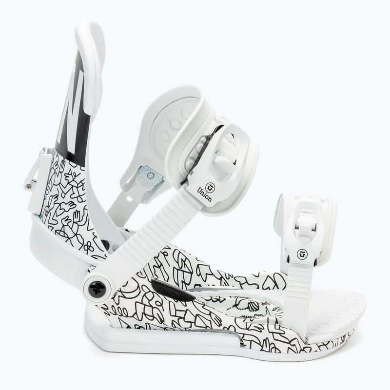 Women's snowboard bindings Union Milan white 212062 2