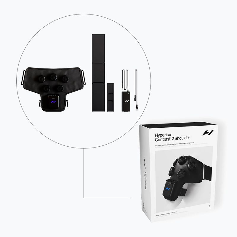 Shoulder regeneration device Hyperice Contrast 2 Shoulder black 4