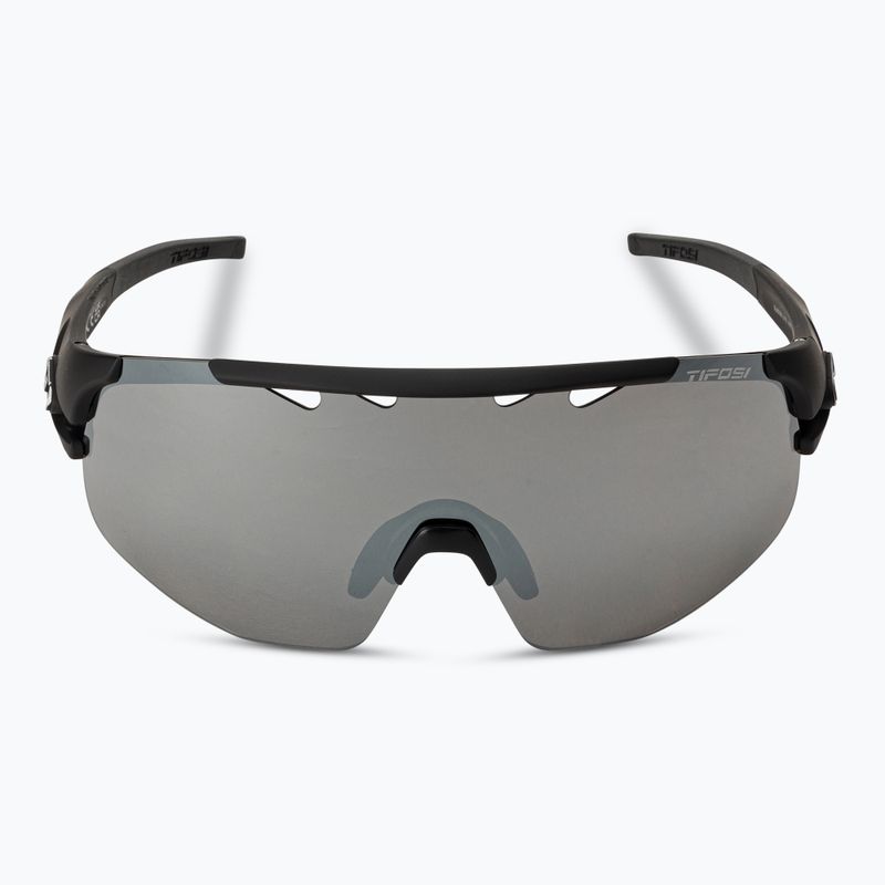 Tifosi Sledge Lite matte black/smoke/ac red/clear cycling glasses 3