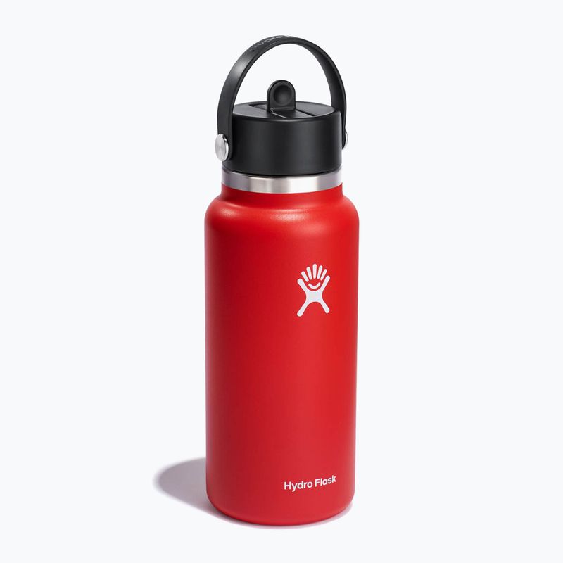 Hydro Flask Wide Flex Straw thermal bottle 945 ml red W32BFS612 2