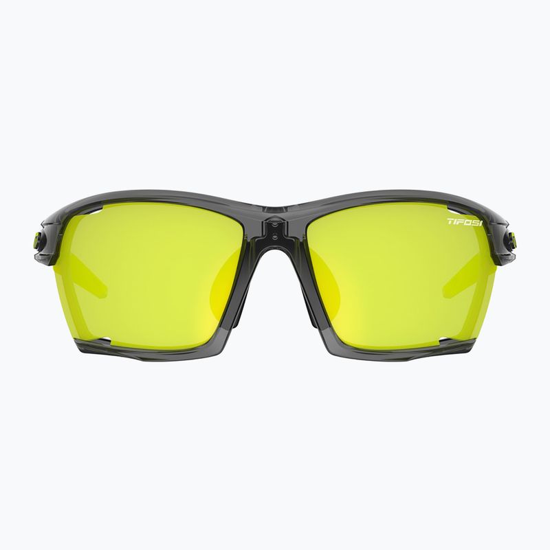 Tifosi Kilo Clarion crystal smoke/clarion yellow/ac red/clear sunglasses 2