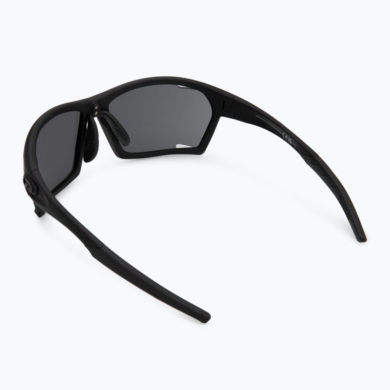 Tifosi Kilo blackout/smoke/ac red/clear sunglasses 3