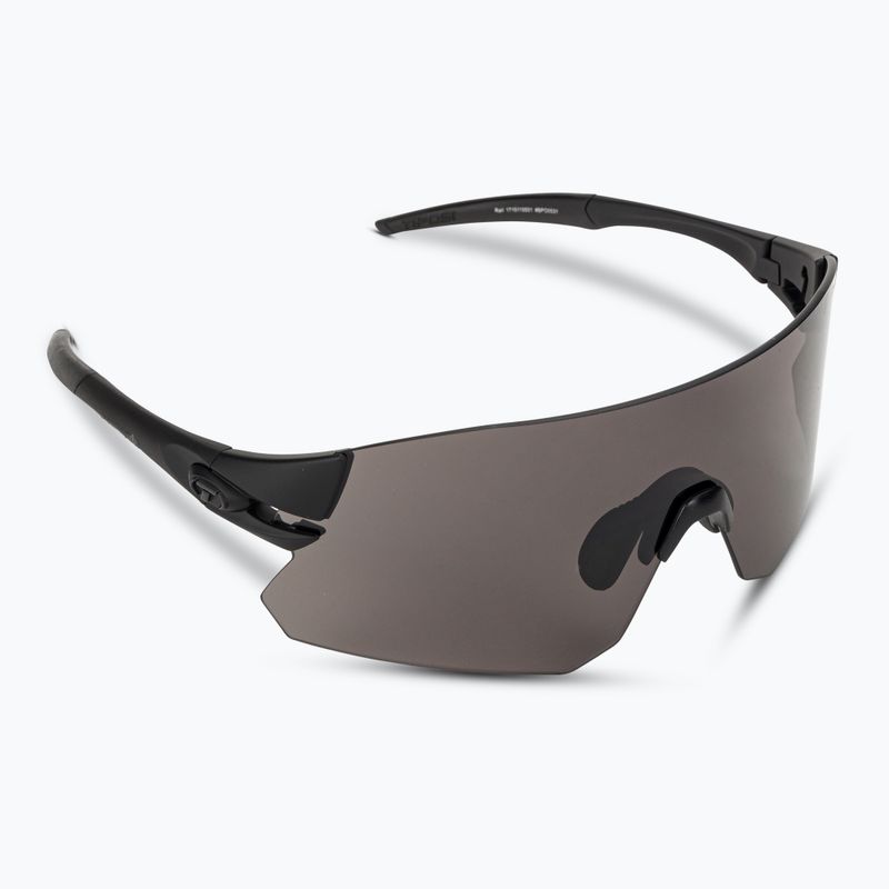Tifosi Rail blackout/smoke/ac red/clear cycling glasses 2