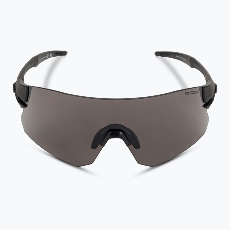 Tifosi Rail blackout/smoke/ac red/clear cycling glasses 4