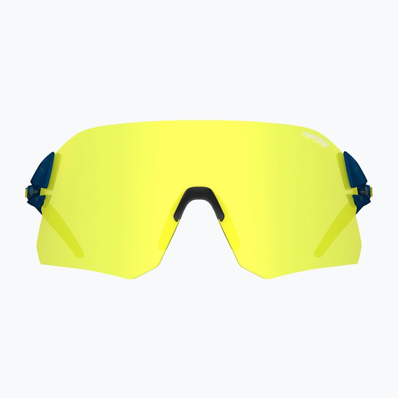 Tifosi Rail Clarion midnight navy/clarion yellow/ac red/clear sunglasses 2