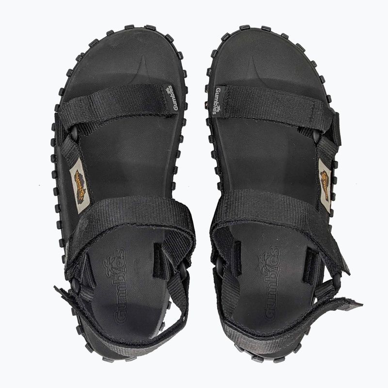 Gumbies Scrambler sandals black 3