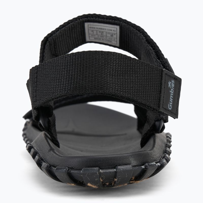 Gumbies Scrambler sandals black 6
