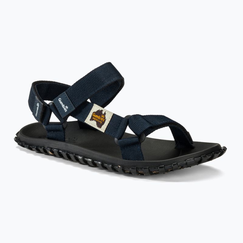 Gumbies Scrambler navy sandals