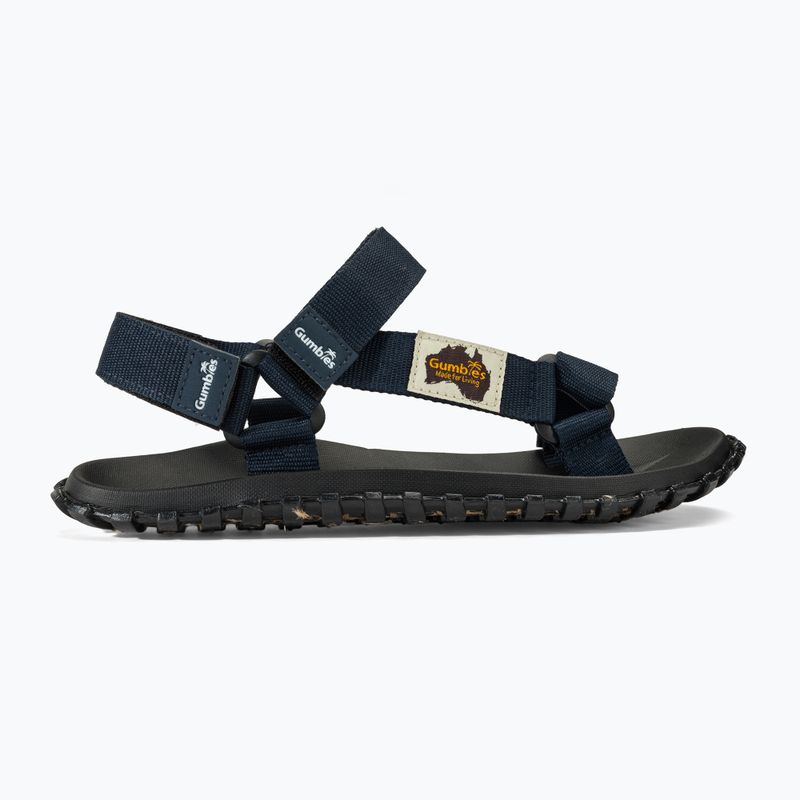 Gumbies Scrambler navy sandals 2