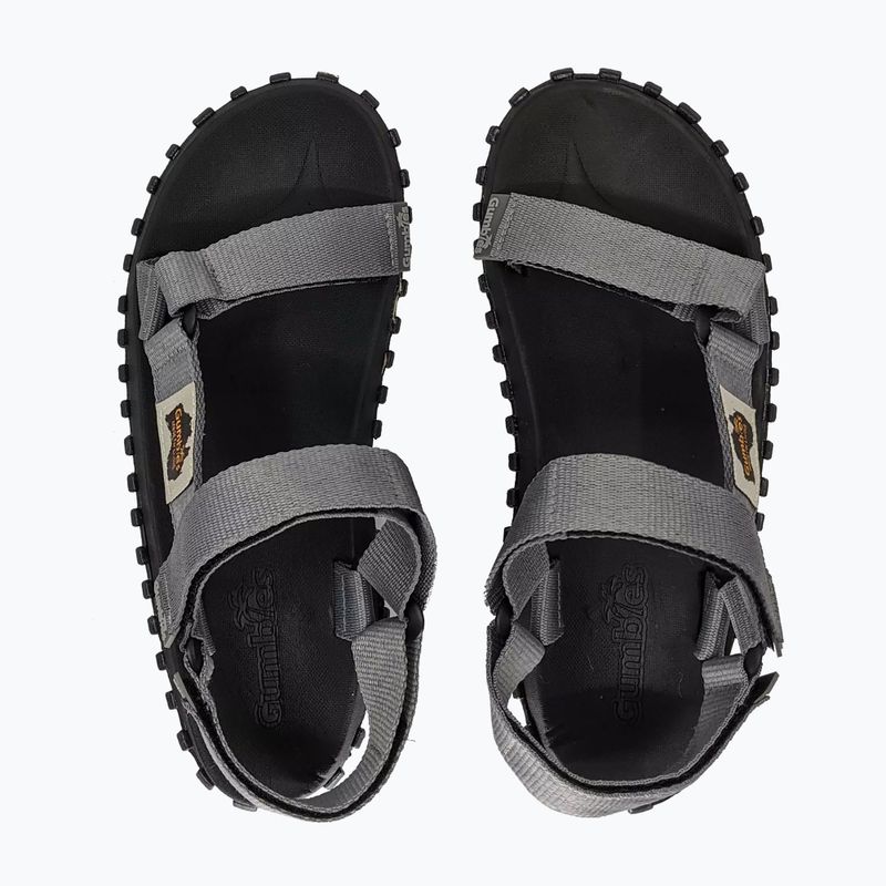 Gumbies Scrambler grey sandals 10