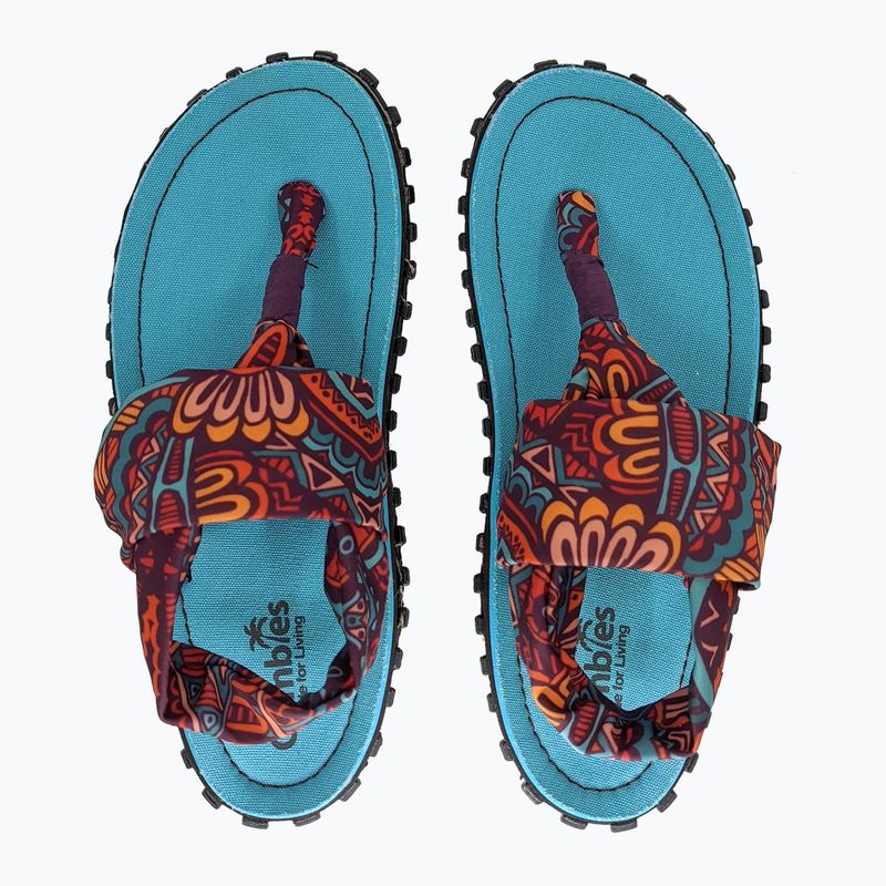 Gumbies women's Slingback sandals turquoise vintage 3
