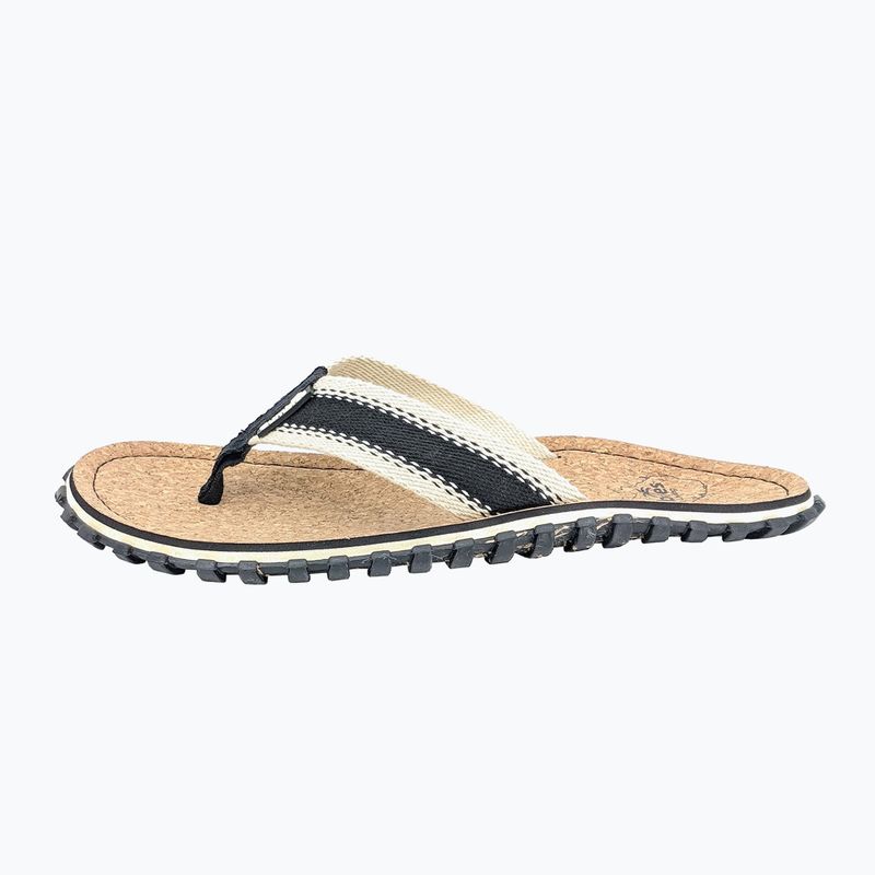 Gumbies Corker black flip flops 10