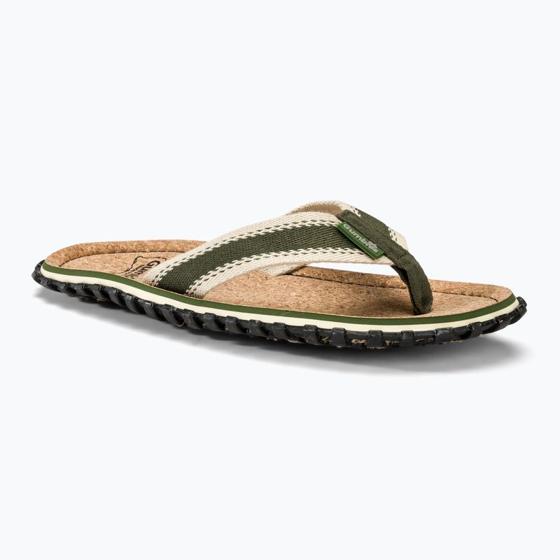 Gumbies Corker khaki flip flops