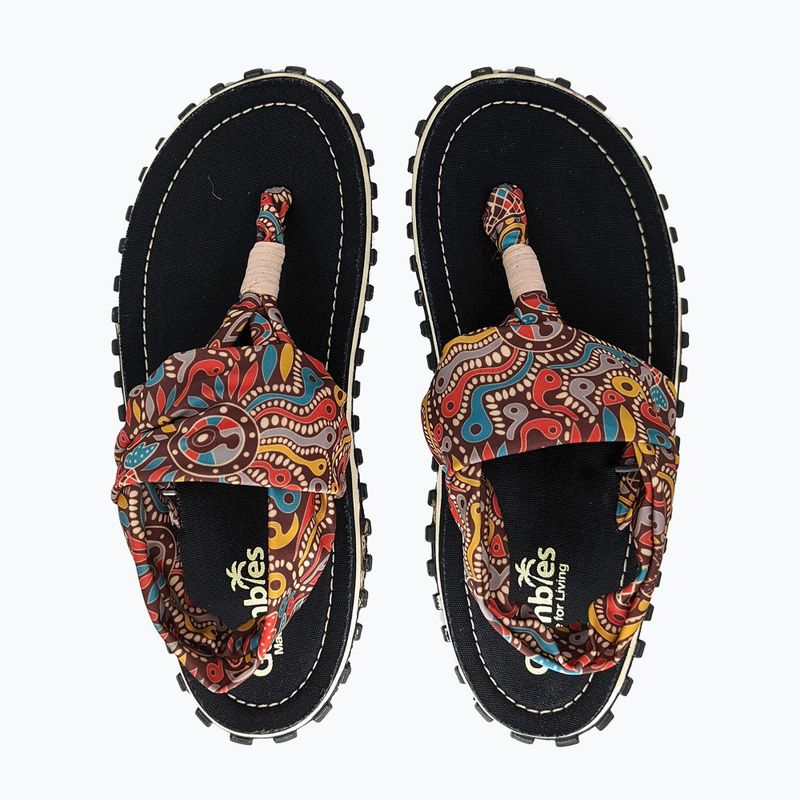 Gumbies Slingback aboriginal women's sandals 8