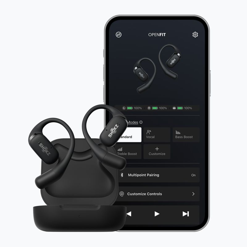 Shokz OpenFit wireless headphones black 14