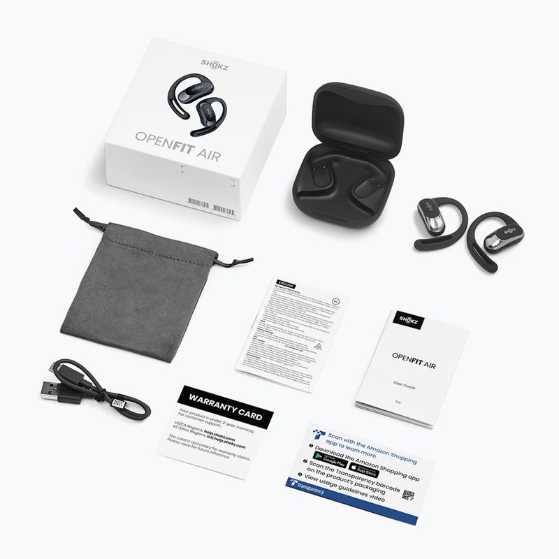 Shokz OpenFit Air wireless headphones black 11