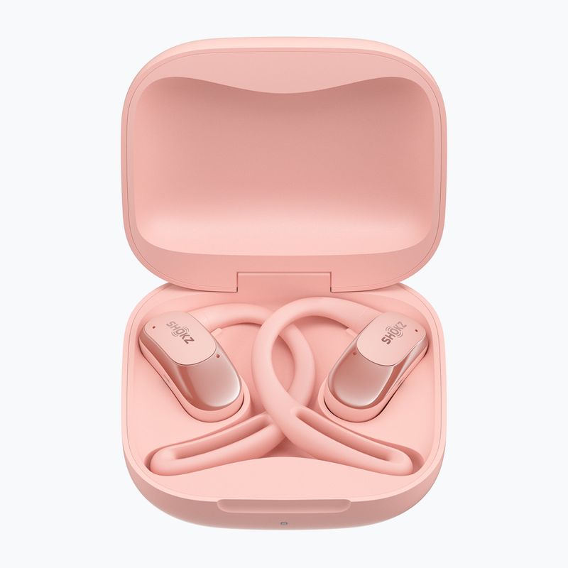 Shokz OpenFit Air pink wireless headphones