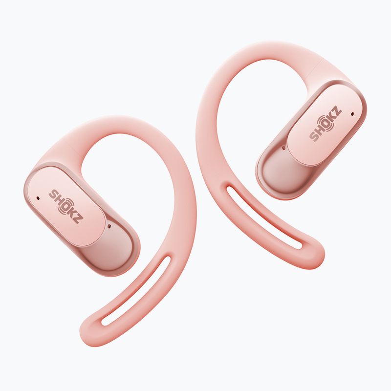 Shokz OpenFit Air pink wireless headphones 6