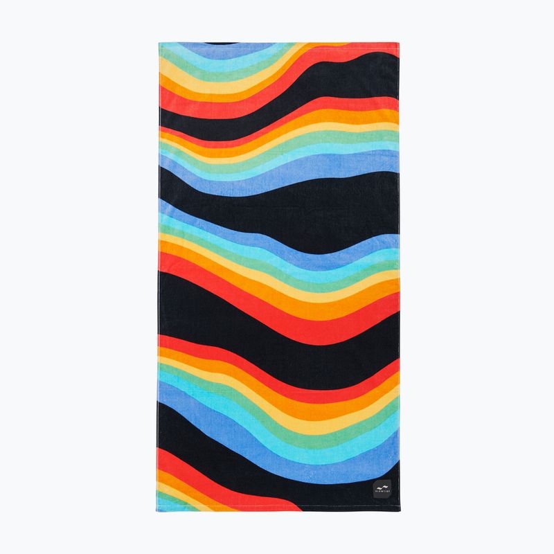 Slowtide Roygbiv Beach black towel