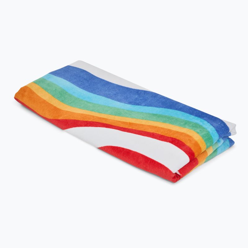 Slowtide Roygbiv Beach white towel 3