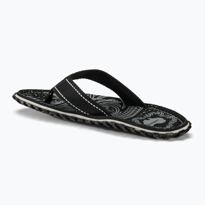 Gumbies Islander flip flops midnight black 3