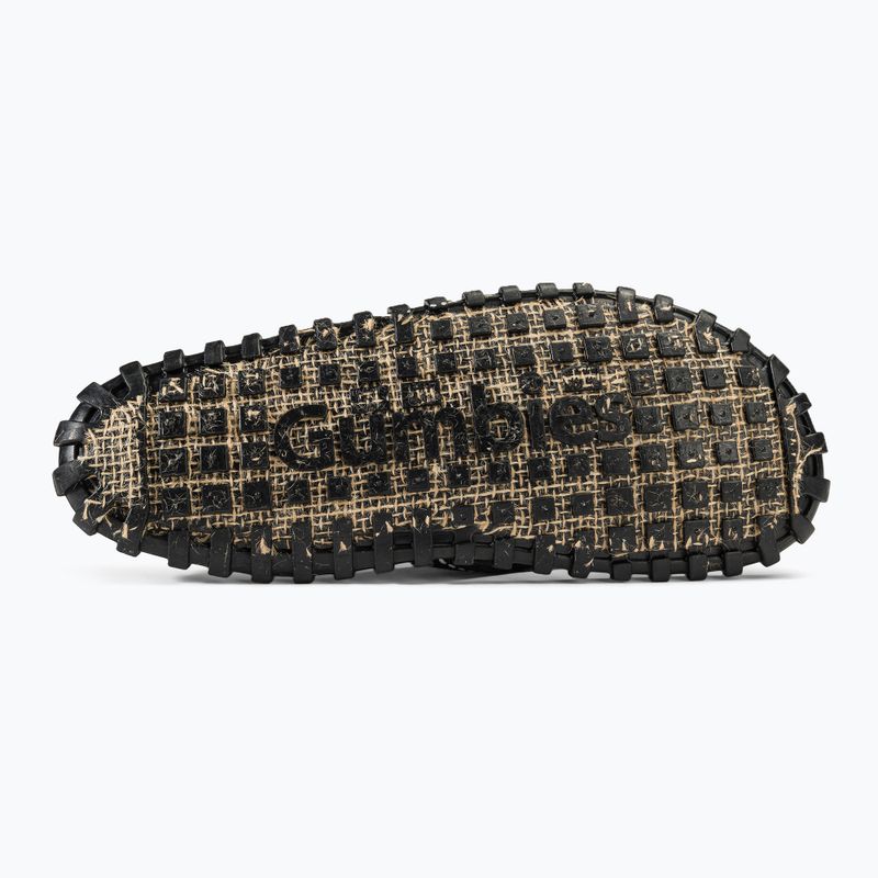 Gumbies Islander flip flops midnight black 4