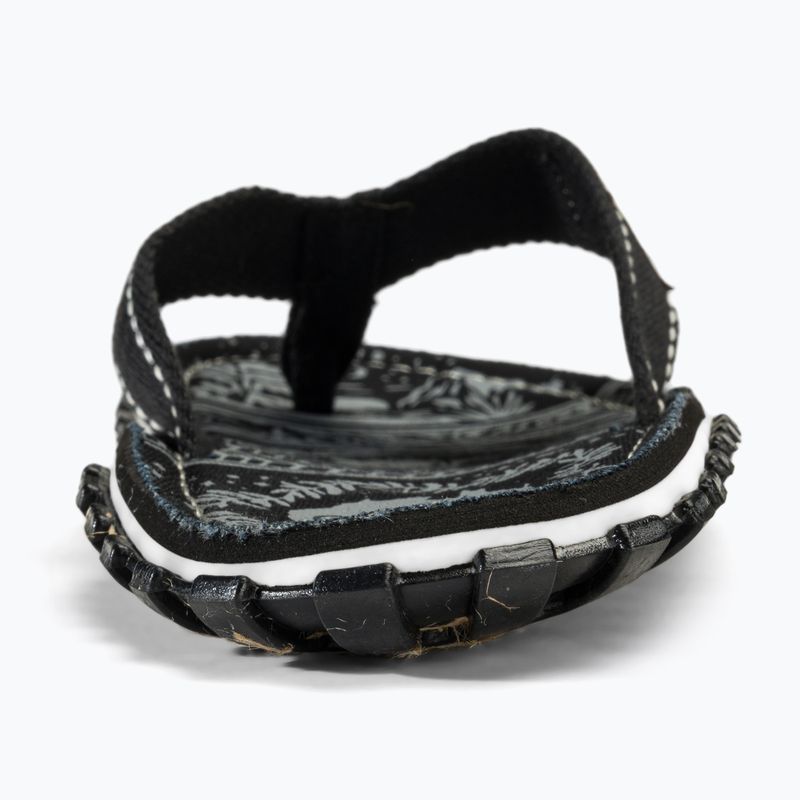 Gumbies Islander flip flops midnight black 6