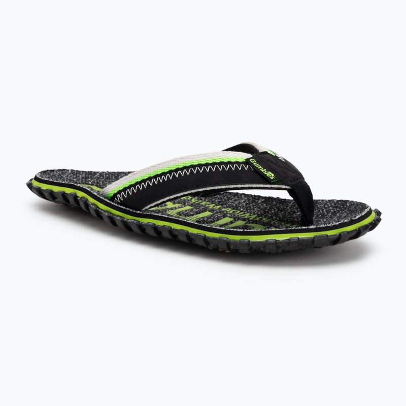 Gumbies Cairns lime flip flops
